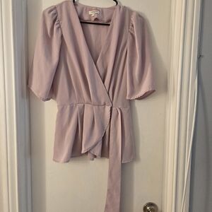 ANDREE BY UNIT Soft Pink Blouse Size Small